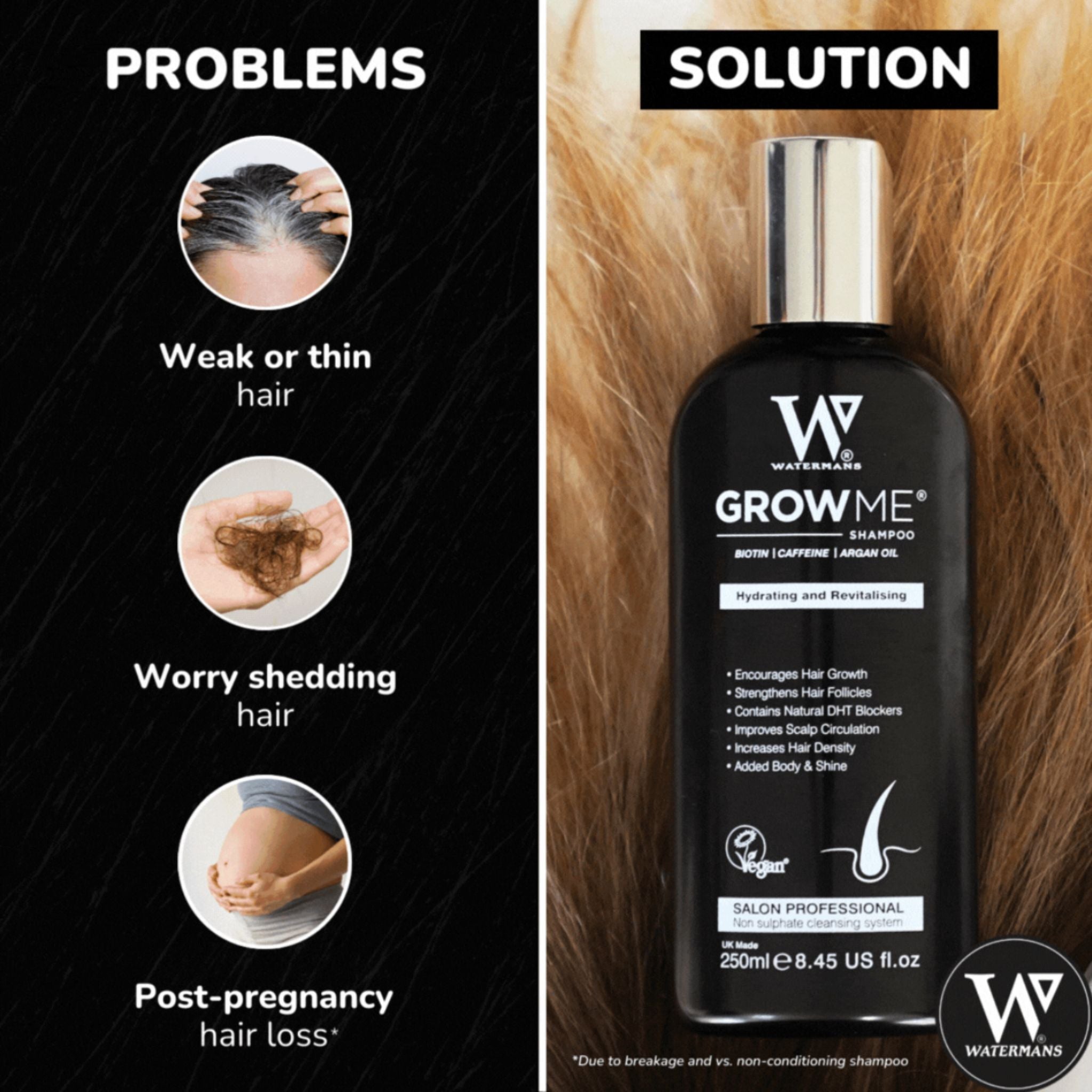 Grow Me Shampoo for Thicker, Longer, Stronger Hair
