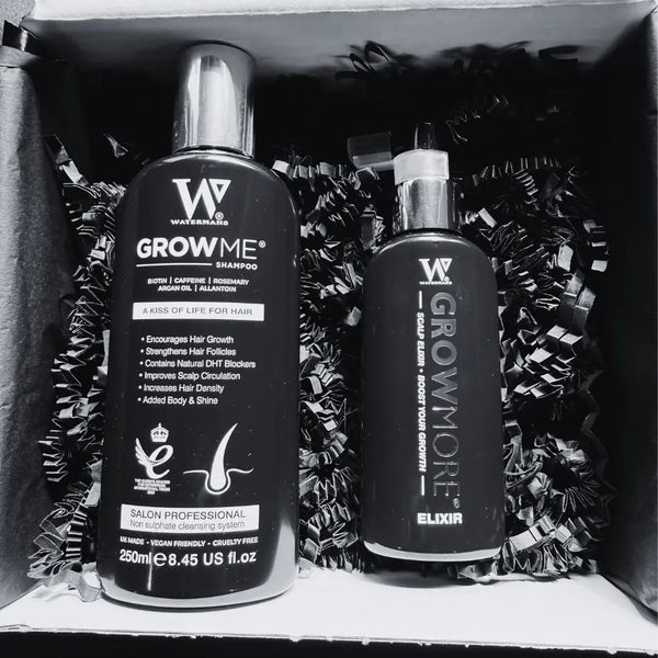 Grow Me® Shampoo &amp; Elixir – Optimale Haar- und Kopfhautroutine