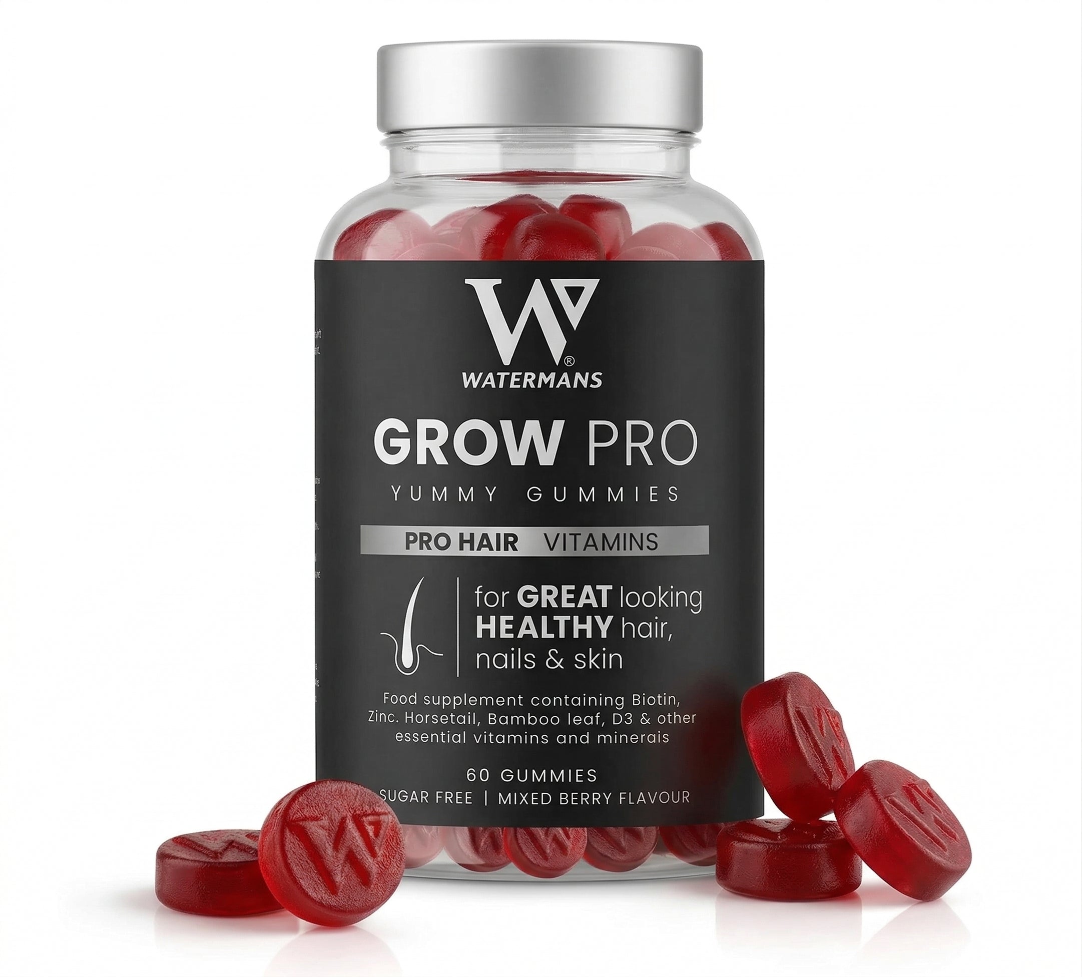 GrowPro Yummy Gummies Vitamine für Haar, Haut und Nägel