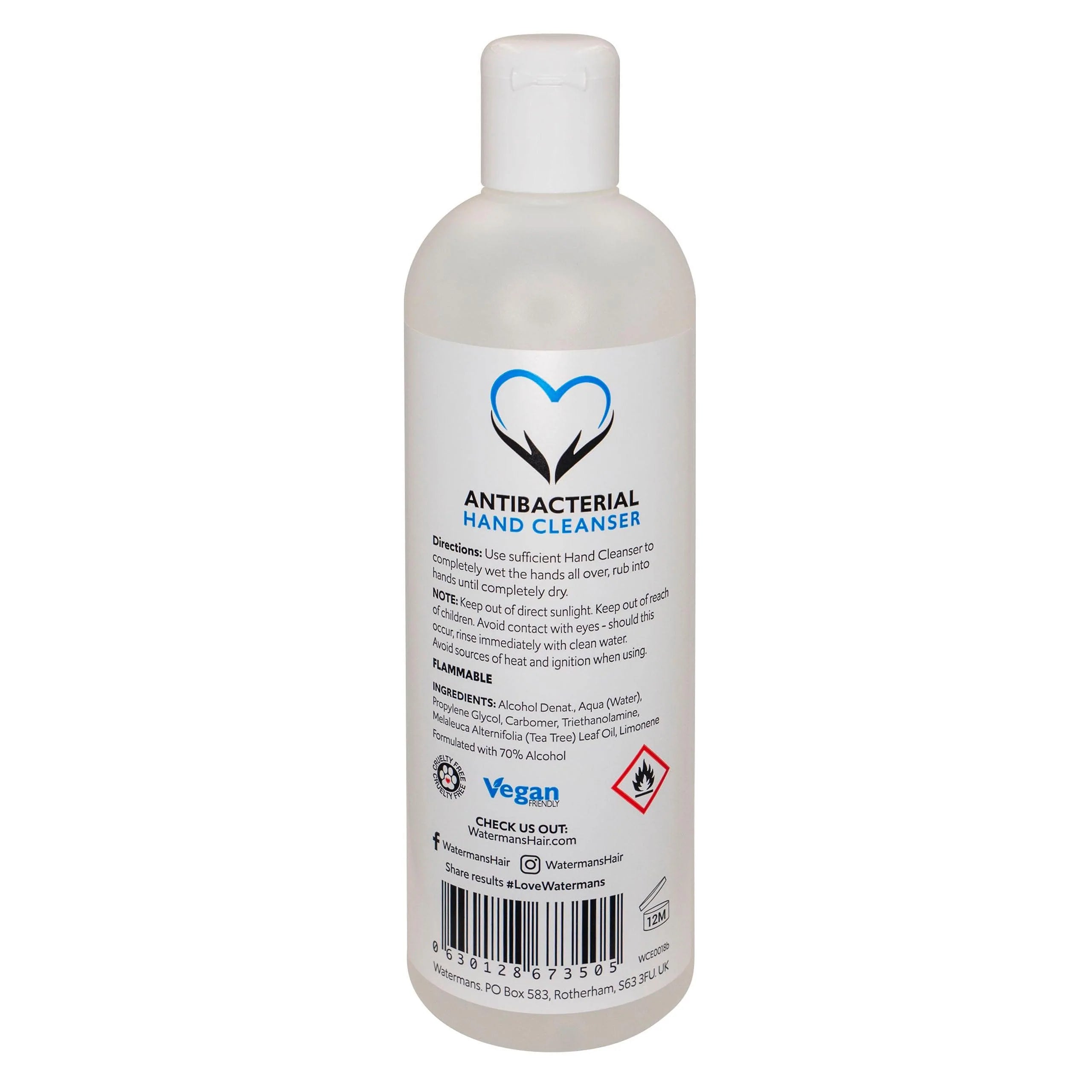 400ml Alcohol Hand Cleanser Tea Tree - Hair Growth Products