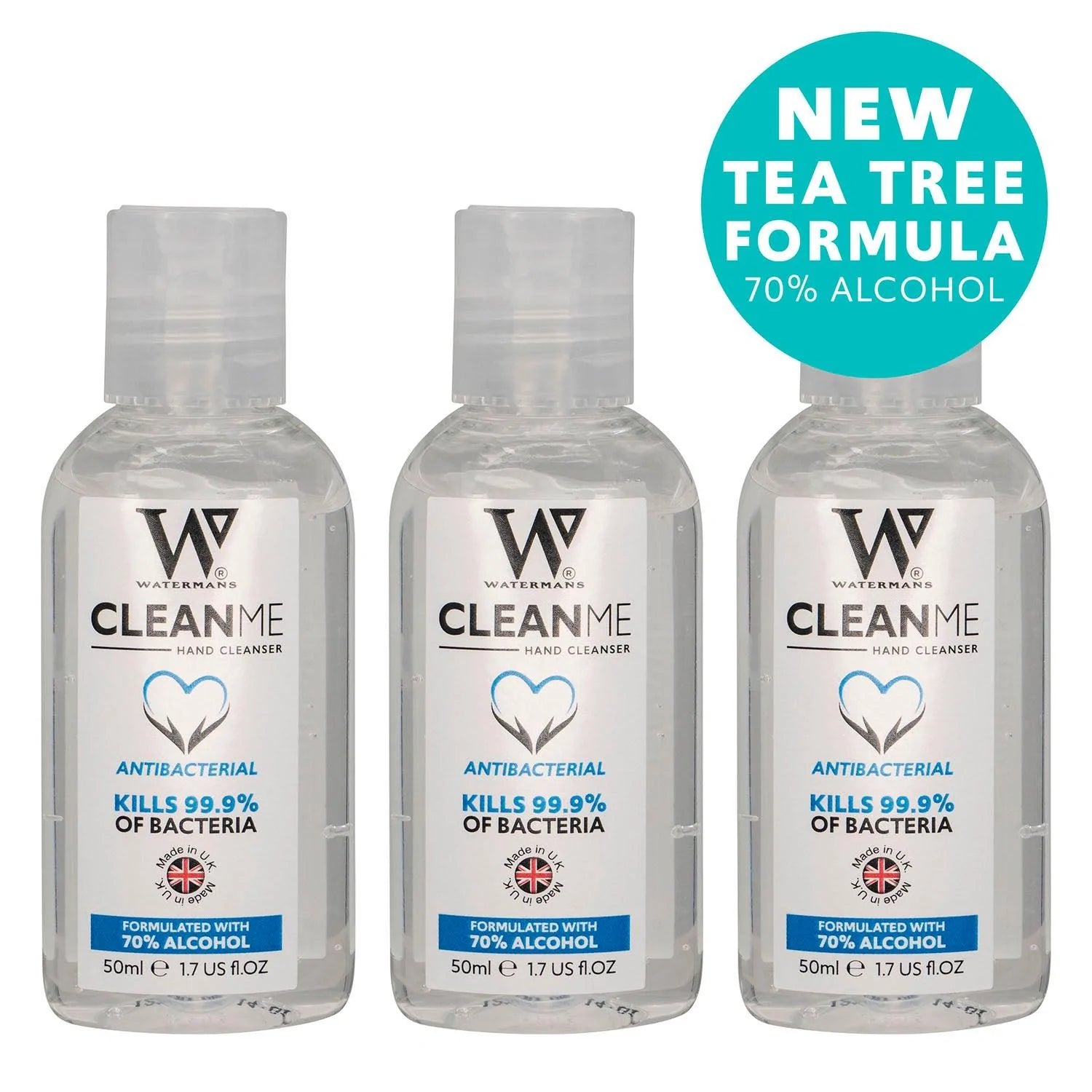 Clean Me 50ml - Pocket Size - Tea Tree Formula - Hair Growth Products
