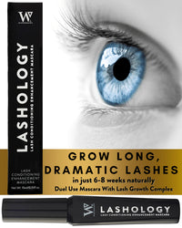 Lashology® 15 ml Advanced Lash Growth Serum Infused Black Mascara