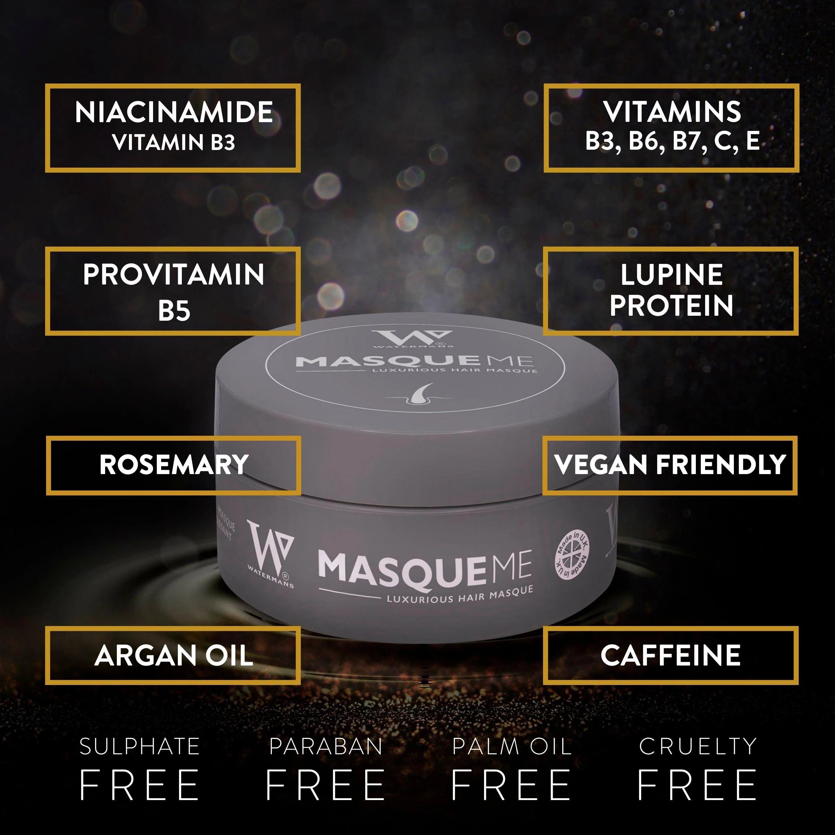 Masque Me - Luxurious Hair Mask 8 in 1 deep treatment - Watermans